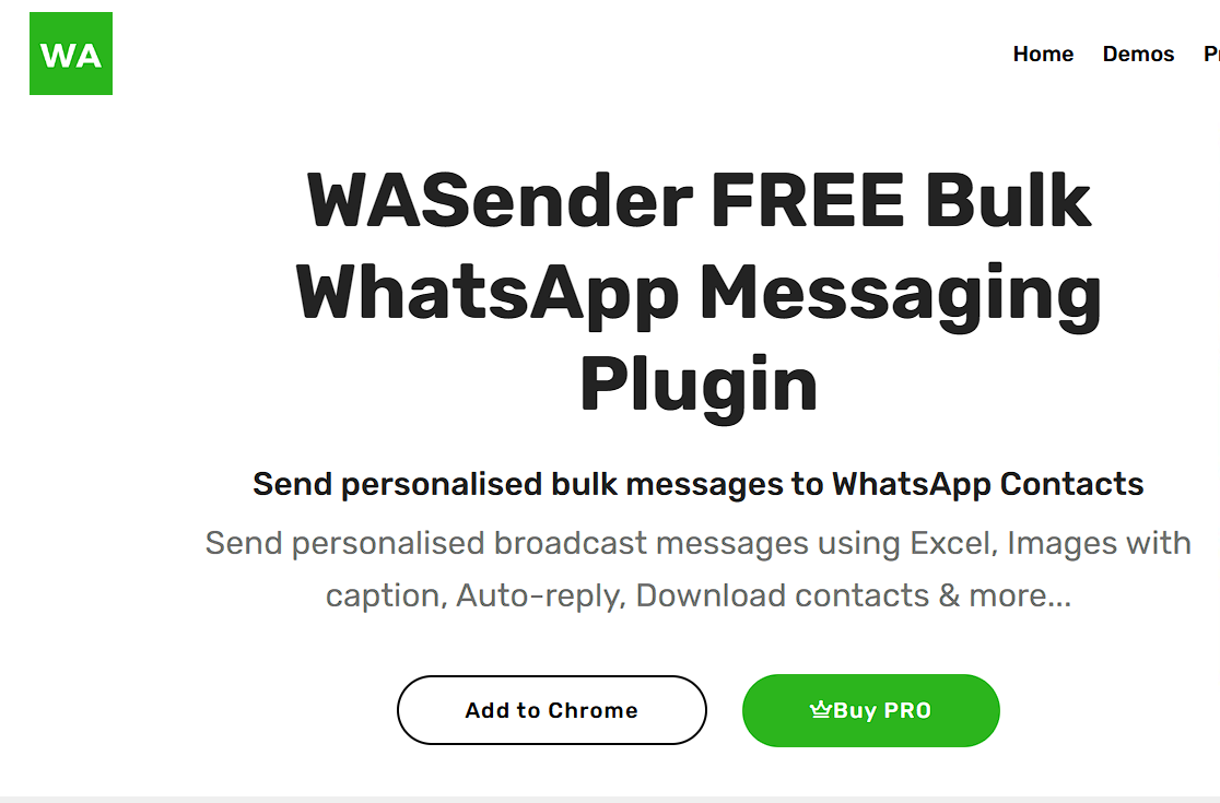 WhatsApp Bulk Sender Tools: WASender